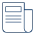 Ein illustriertes Icon, welches einen Buchstaben als Information zeigt.